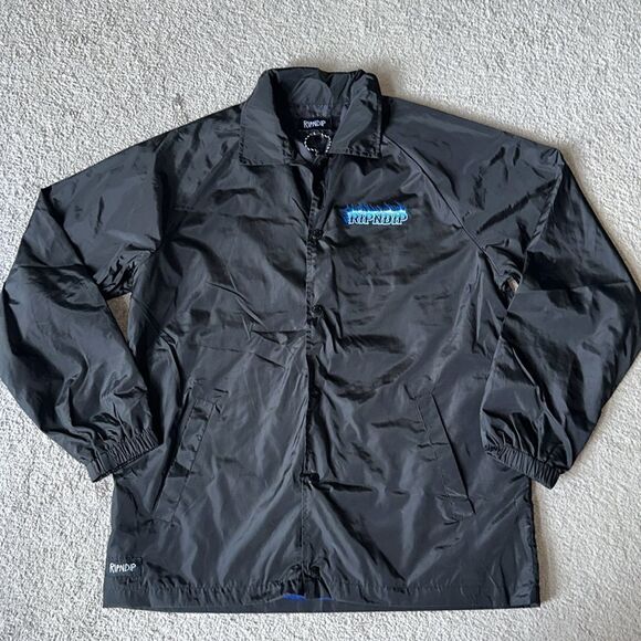 🔥Ripndip Hades Black Coaches Windbreaker Jacket! - Picture 6 of 16